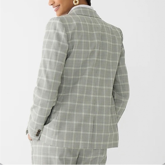 J. Crew Devon Blazer Jacket J Crew Blazer J Crew Plaid Blazer - Picture 3 of 9